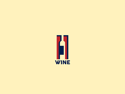 Wine colorful concept simple symbol wine winebottle winedesign winelogo winelovers winery
