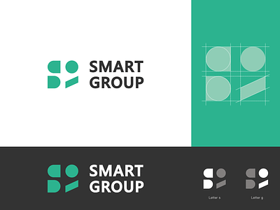 SMART GROUP branding creative mark monogram simple smart smart group smart logo smart logos symbol vector