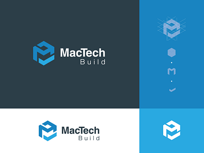 MacTech arch logo architecture architecture design branding design mactech simple