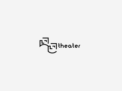 theater branding creative design face mask illustration minimalism simple theater theatre