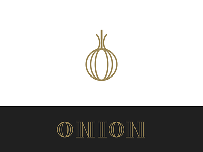 onion branding concept design illustration monogram onion onion logo wordmark