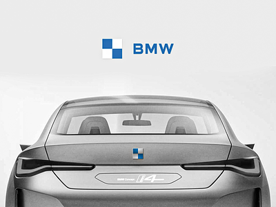BMW logo redesign (just for fun) bmw redesign branding concept design fun art fun logo logoredesign simple