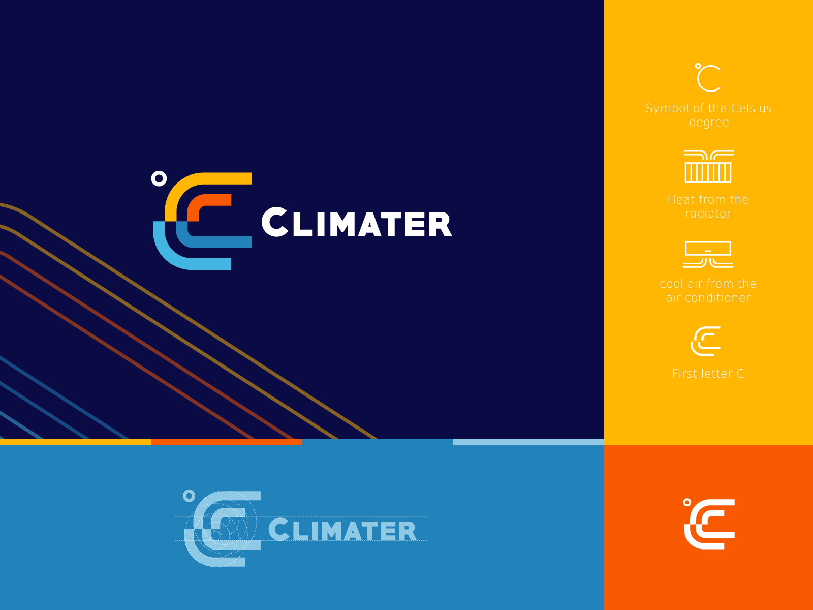 CLIMATER by Nikoloz Molodinashvili , Logo Designer on Dribbble