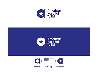 American Hospital Tbilisi - Visual Identity american hospital tbilisi branding concept creative graphic design hospital logo logo mark medicine