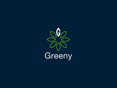 Visual identity for Greeny agricultural service branding design herbal logo simple symbol visual identity for