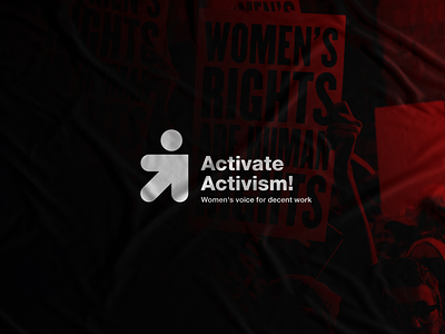 Activate Activism! activate activism branding creative logo mark ngo simple symbol women rights