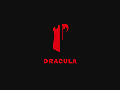 DRACULA branding concept creative design dracula illustration logo simple transylvania vampire