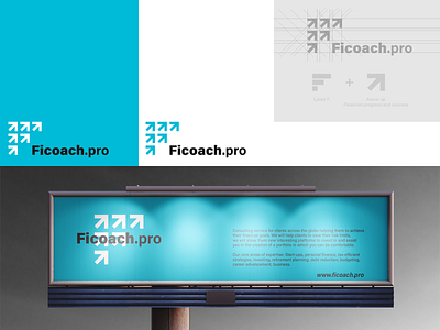 Ficoach.pro branding coaching creative finance finances logo simple