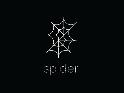Spiderweb concept logo concept logo spider spiderlogo web weblogo