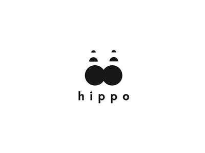 Hippo animal hippo mark symbol