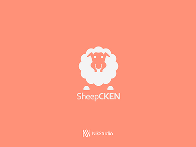 Sheepcken chicken funnylogo funnylogos illustation nikstudio sheep sheepcken