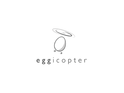 Eggicopter concept creative funnylogo logo mark nikstudio simple symbol