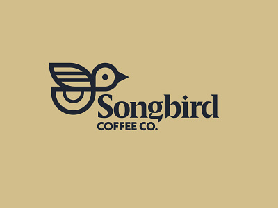 Songbird Coffee Co. branding icon logo vector