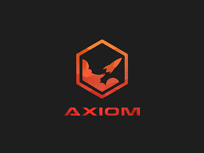 Axiom - rocket ship logo dailylogochallenge