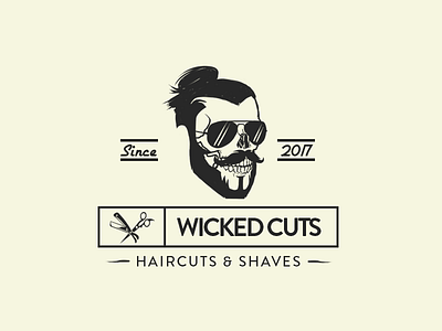 Wicked - Barbershop logo dailylogochallenge