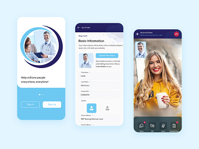 Caremarklives - For Doctor and Patient iOS UI Kit analyzes app chat design doctor doctor health graphic design health health app healthcare homepage medical medicine patient ios ui kit patient ios ui kit typography ux vector web