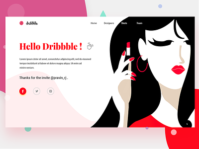 Hello Dribbble(my first shot.)