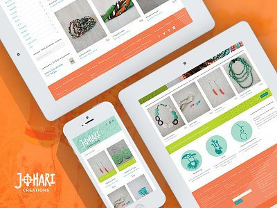 Johari Creations Store [2] ecommerce responsive ui web design wordpress