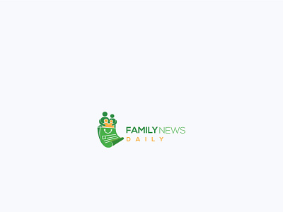family news logo art branding clean creative creative design creative logo design design illustration logo vector
