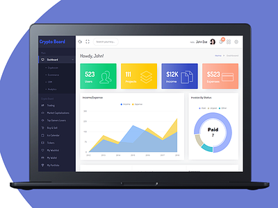 Client Manager - CRM & Billing Management with GDPR Compliance codecanyon crm dashboard envato gdpr interface ui user ux web