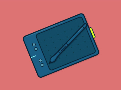 Pen Tablet- Designers' Favorite Tool designer electronics favorite illustration object pen product tablet tool