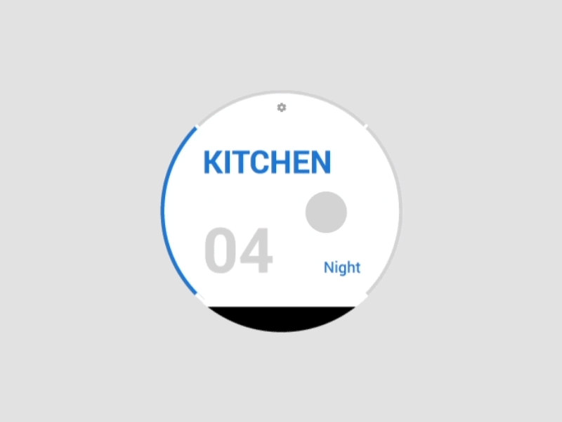 Switch UI | Groups and Profiles android controls home house interaction smartwatch switch ui ux wear