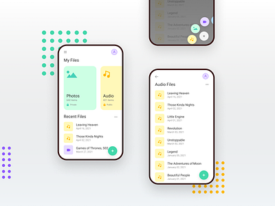 Files Apps UI Design