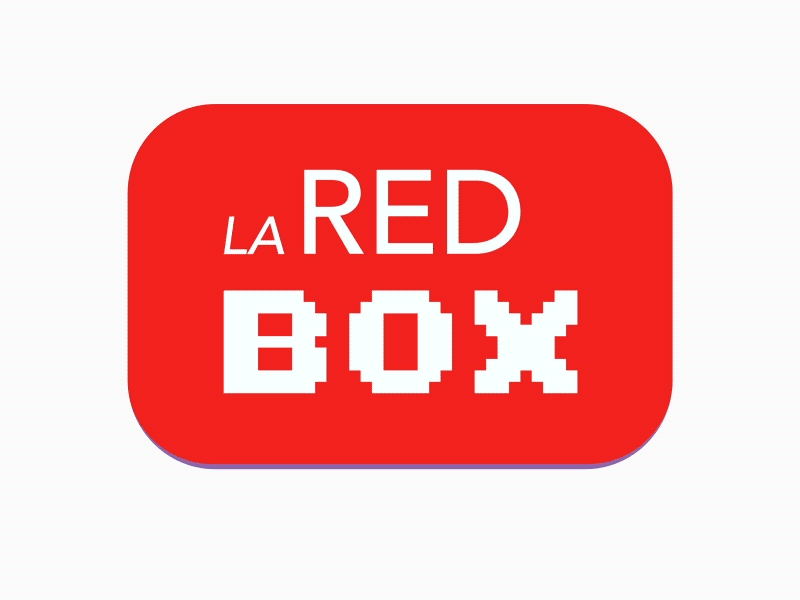 Red Box after effect animation gif logo loop motion design red red box