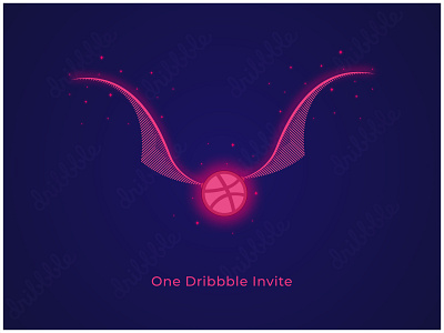 Dribbble Invite branding concept dailyui design designers dribbble dribbble invitations dribbble invite icon invitation invite invite design logo new