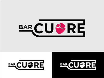 Logo concept X Bar Cuore brand branding identity logo marca marchio