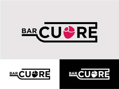 Logo concept X Bar Cuore