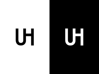 UH Monogram concept logo logo alphabet logo design mono weight monogram monogram design monograma monogramlogo