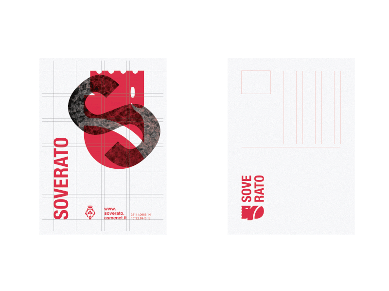 Postcard artdirection brand branding city corporate grid identity logo visual