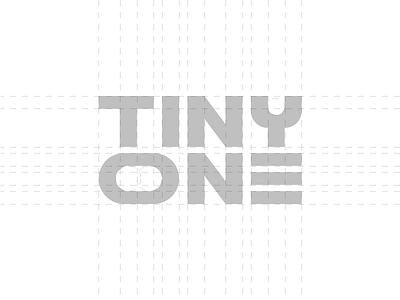 Tiny One Logo Grid brand branding design dribbble graphic grid identity logo logogrid visual