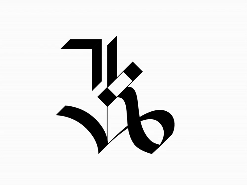 K 36 days of type animaiton letter logo type type animation type art typo logo typography