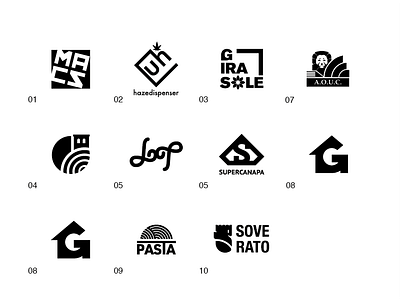 LOGOFOLIO N°18 branding collection exposition identity logo marks monochrome symbol top 10 visual