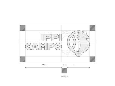 Ippicampo Logo Grid grid logo logodesigner logotype mark proportion sports design sports logo table technical drawing