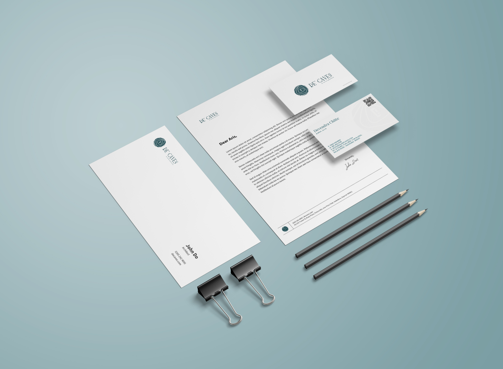 Minimalist Stationery Mockup by Parth Shah on Dribbble