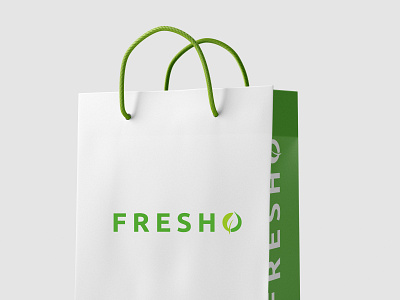 Fresho oragnic logo food logo oragnic logo