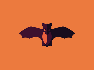Bat bat design graphic halloween illustration illustrator minimalism