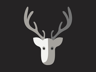 Reindeer christmas design graphic illustration illustrator merry minimalism reindeer