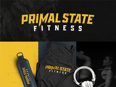 Primal State Fitness Brand Identity Project brand identity branding fitness graphic design logo logo design logomark logotype personal trainer