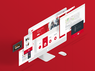 Westpac Innovation Challenge Landing Page - UI design bank desktop graphic design landing page mac responsive screen ui user interface web design website