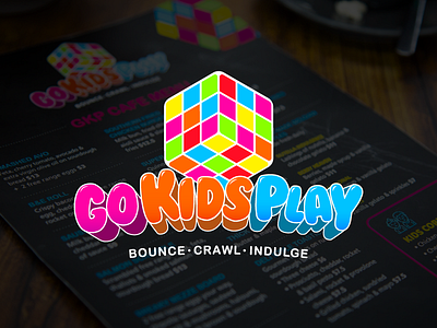 Go Kids Play Brand Identity Project brand identity branding cube fun graphic design icon kids kids logo logo logo design logo inspirations logomark vector