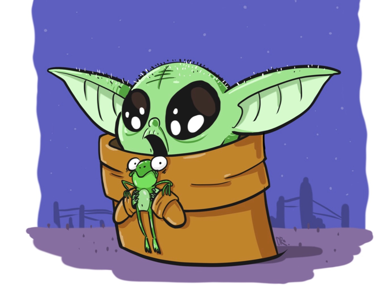 Baby Yoda design themandalorian starwars babyyoda