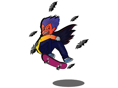 Dracul Boy adobe cartoon dribbble illustration illustrator invitation new original original character vector