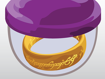 Ring adobe illustrator illustration instagram ring the one ring