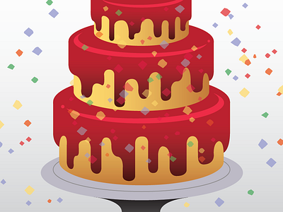 Cake adobe illustrator cake illustration instagram