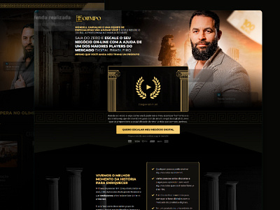 Mentoring Program Landing Page coaching digital marketing greece landing page mentoring money ui