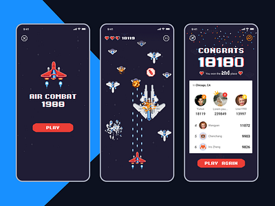 The Plane Game_Pixel Style app design game illustration pixel ui vector